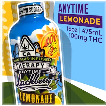 Photo of Therapy's Anytime Blackberry Lemonade • 16oz | 100mg THC