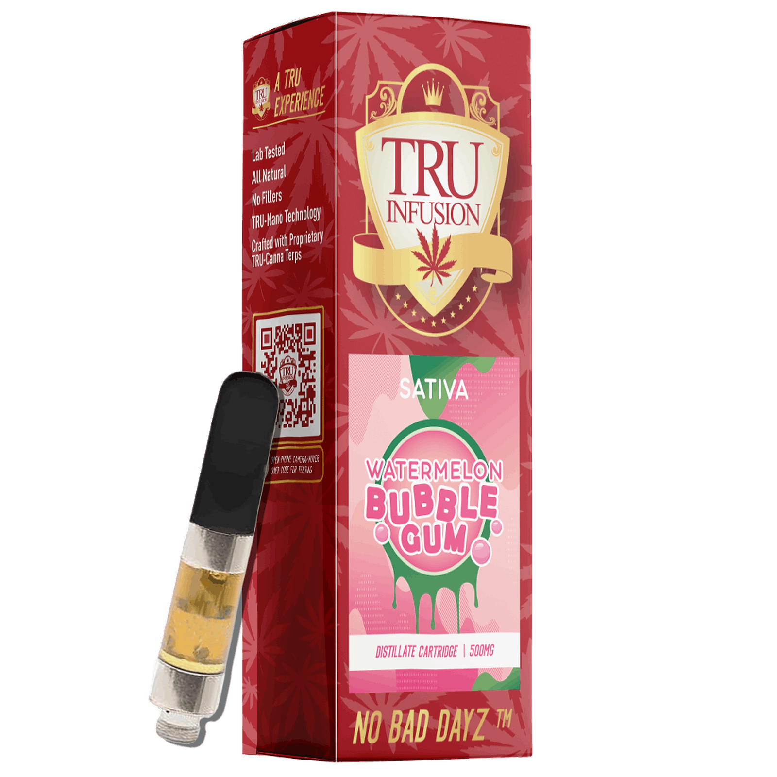 TRU Infusion Watermelon Bubble Gum Cartridge 0.5g Leafly