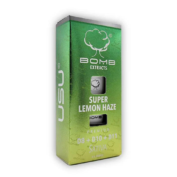 Zaleaf: BOMB EXTRACTS (D8, D10, D11) DISPOSABLE VAPE SUPER LEMON HAZE -  SATIVA | Leafly