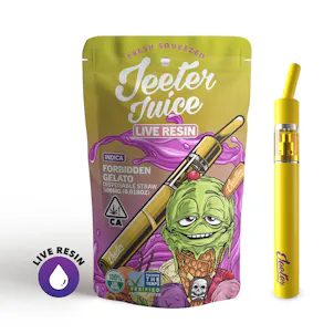 Photo of Forbidden Gelato Jeeter Juice Live Resin Disposable Straw