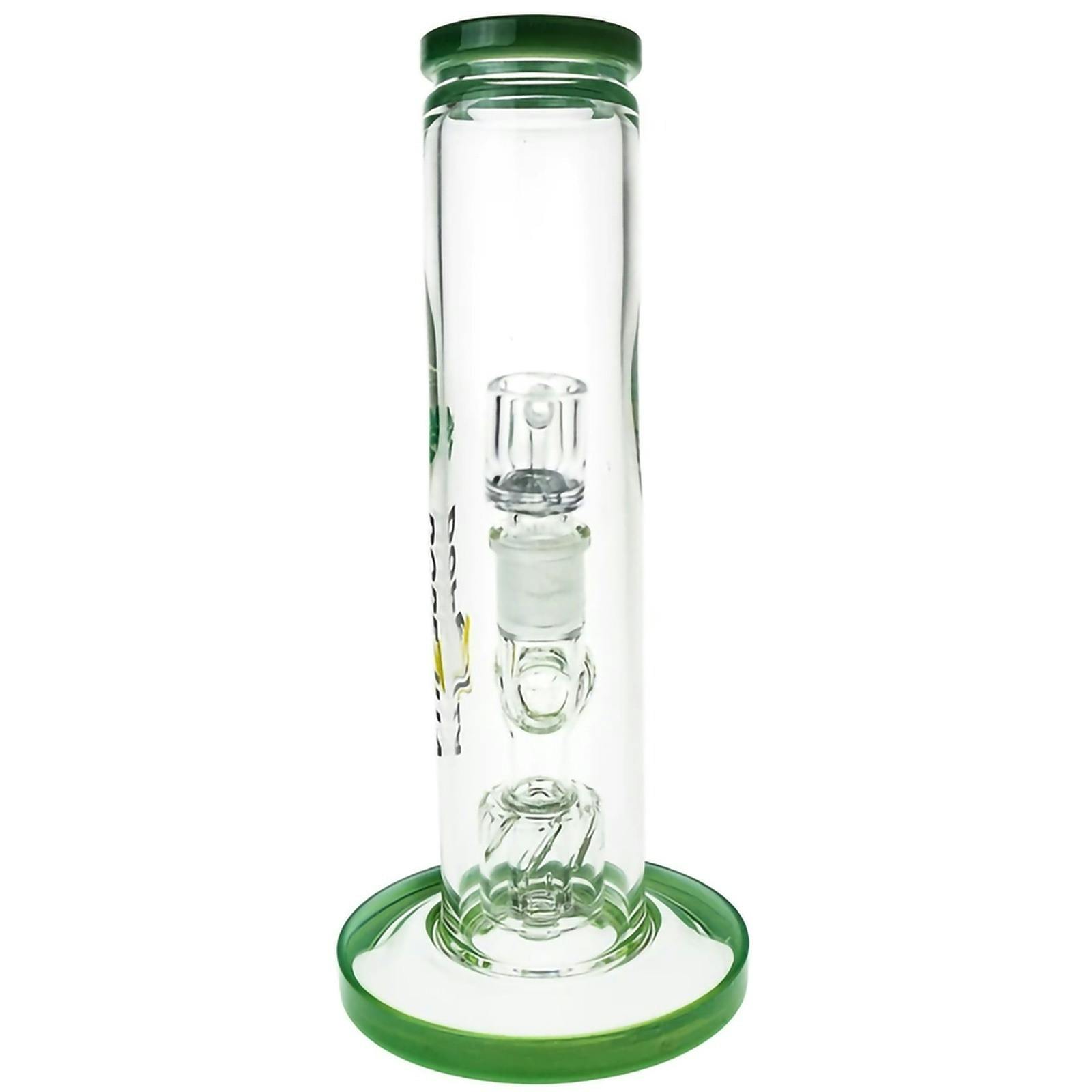 Waterbeds 'n' Stuff Dopezilla 10" Ogre Dab Rig Milky Jade Leafly