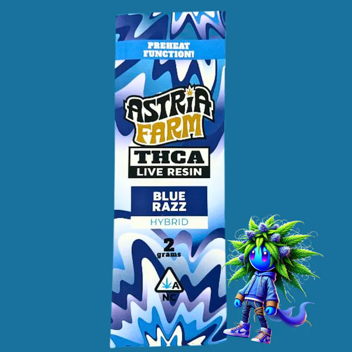 elf bar vape uk THC-A 2g Disposable Vape Blue Razz main image 1