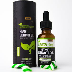 Photo of 500MG Hemp Extract CBD Oil by ReMed Leaf