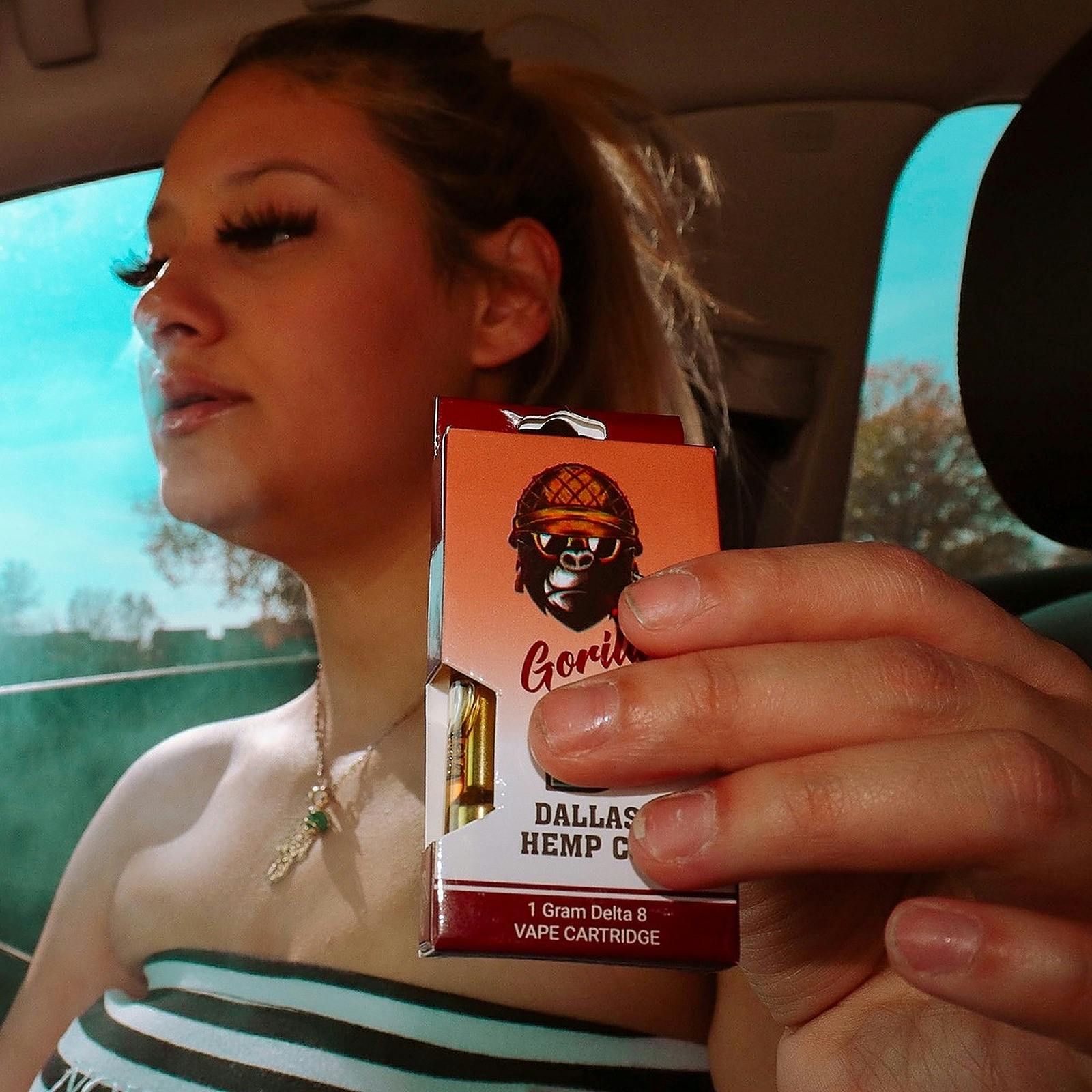 Dallas Hemp Company Delta 8 Gorilla Glue Vape Cartridges Leafly