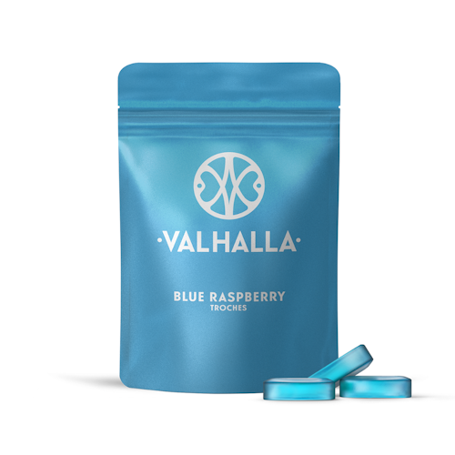 Valhalla Confections: Blue Raspberry Troche | Leafly