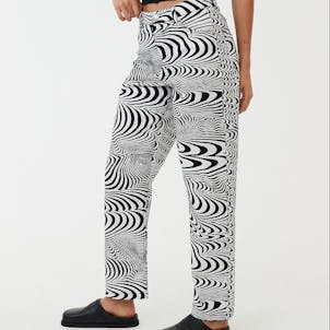 Photo of Afends Womens Broccoli - Hemp Wide Leg Pants - Black