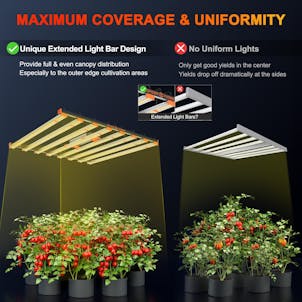 Photo of Spider Farmer® Upgraded SE7000 730W Commercial LED Grow Light For Vertical Farming