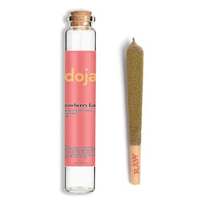 Photo of Delta 8 THC Infused Pre-Roll With Kief (Strawberry Kush) 1 gram