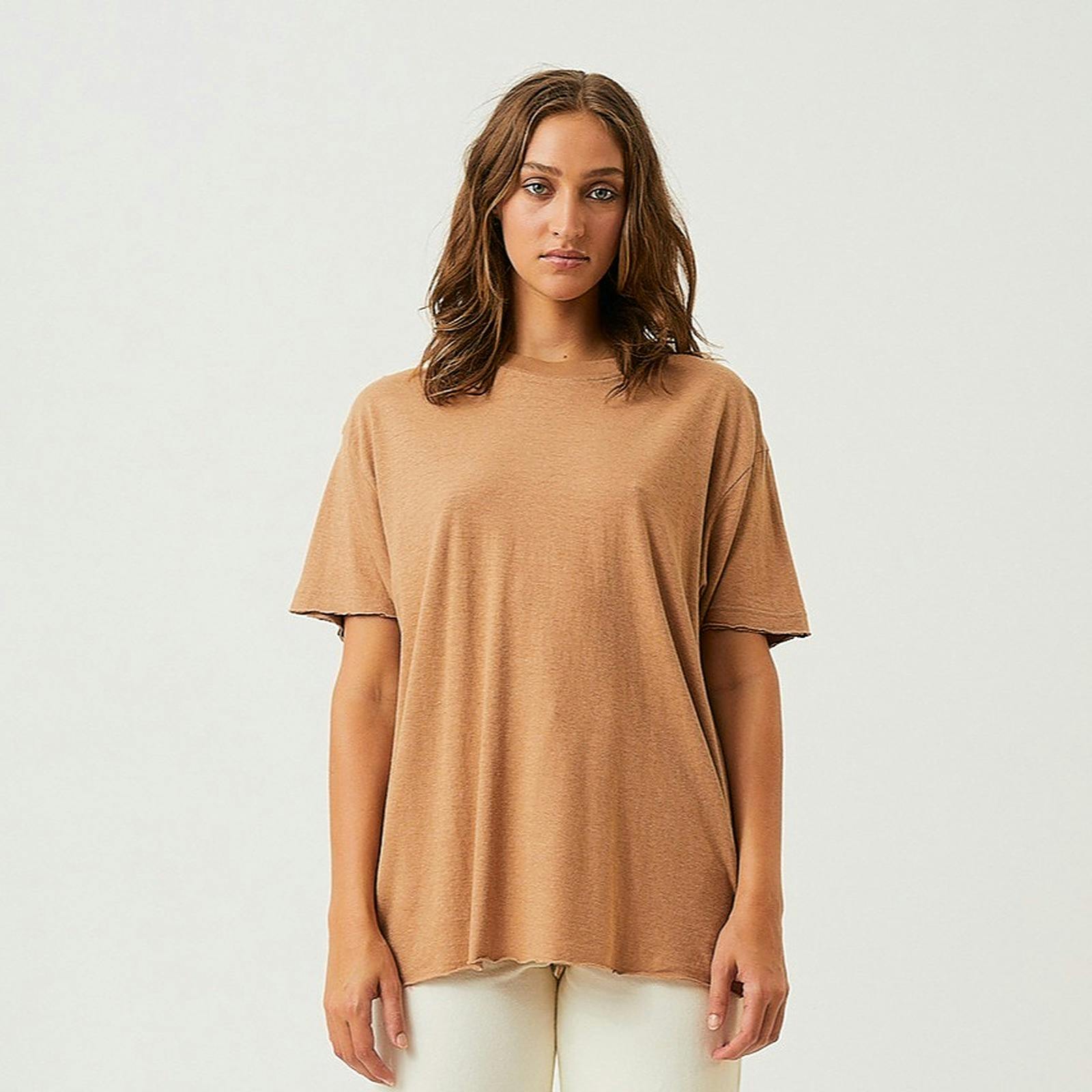 AFENDS Afends Womens Slay THC Essentials Hemp Oversized TShirt