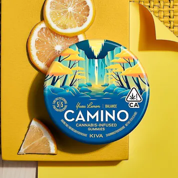 Photo of 5mg : 5mg CBD Camino 'Balance' Yuzu Lemon Gummies 100mg THC | 100mg CBD total
