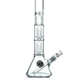 Photo of 17" Double UFO Perc Beaker Bong with Splashguard