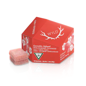 Photo of Strawberry 20:1 CBD + Hybrid Enhanced Gummies | MI