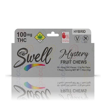 Photo of Hybrid Mystery Fruit Chews 100mg 10-pack