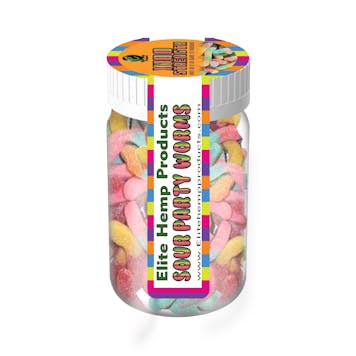 Photo of Hemp Based Worm Sour Gummies