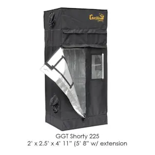 Photo of Gorilla Shorty Series 2' x 2'5" x 4'11" Grow Tent w/ Ext 5'8"