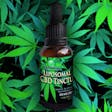 Product image for Liposomal CBD Tincture, 300mg, 1oz bottle with measured dropper