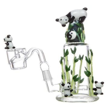 Photo of 5.5" Panda Themed Mini Dab Rig