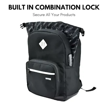 Photo of Formline Smell Proof Backpack with Combination Lock