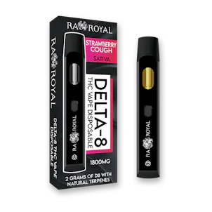 Photo of R.A. Royal Delta-8 Vape: Strawberry Cough (Sativa)
