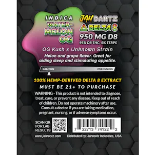 Photo of Jah Dartz: Delta 8 Concentrate – Watermelon OG OUT