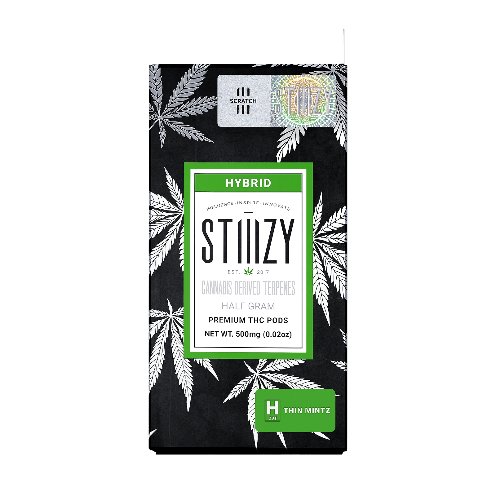 STIIIZY THIN MINTZ CANNABIS DERIVED TERPENES POD .5G Leafly