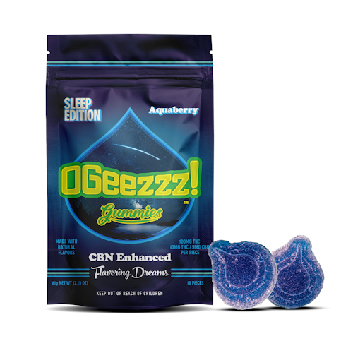 Aquaberry (Blueberry & Passionfruit) CBN Ratio OGeez! 100mg 10-pack