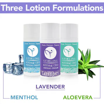 Photo of 400mg CBD/Aloe Lotion | 0% THC | Unscented | Powerful Healing with Aloe, Rosemary & Coconut