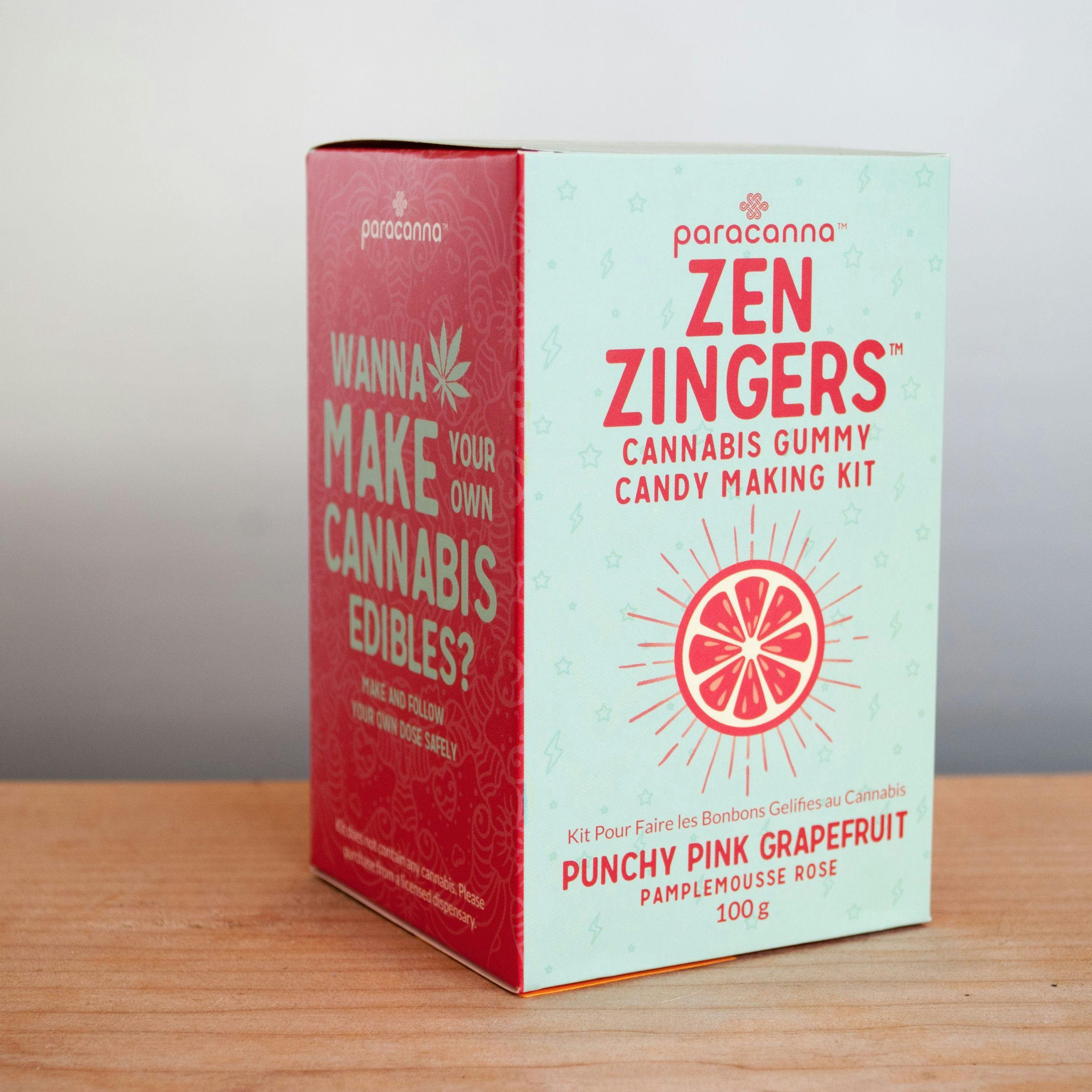 Paracanna DIY Edibles Zen Zinger Pink Grapefruit Gummy Making Kit