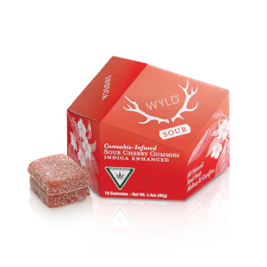 Photo of Sour Cherry Indica Enhanced Gummies | MI