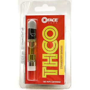 Product image for 1ml Vape Cartridge Delta 8 THCO Strawberry Banana