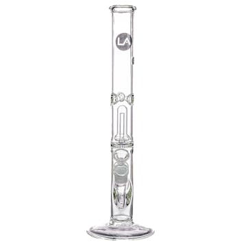 Photo of LA Pipes 12” Single Showerhead Perc Straight Tube Bong