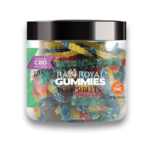 Photo of R.A. Royal Gummies: CBD Power Belt Gummy Jar (1200 MG)