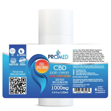 Photo of FULL SPECTRUM CBD TOPICAL CREAM 1000MG