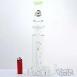 Photo of 13" Dynamo Gearhead: Fidget Spinner Water Pipe by Illuminati Glass