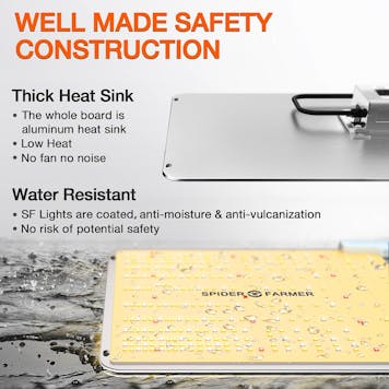 Photo of Spider Farmer® SF1000 LED Grow Light With Dimmer Knob