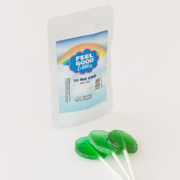 Photo of 30mg CBD Green Apple Lolly