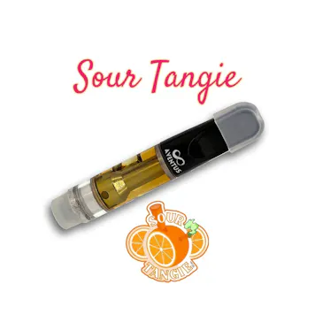 Photo of AVENTUS8 THC SOUR TANGIE ORANGE FULL SPECTRUM 510 THREAD VAPE CARTRIDGE 1000MG 1 GRAM