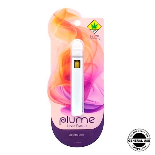 Plume: Gelato Jack Live Resin Ceramic Disposable | Leafly
