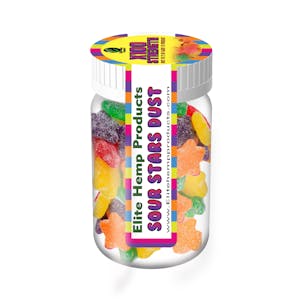 Photo of Hemp Based Star Sour Gummies Kosher