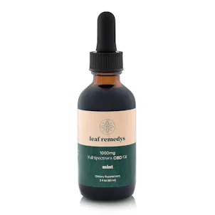Photo of 60ML Full Spectrum CBD tincture Mint- 1000mg