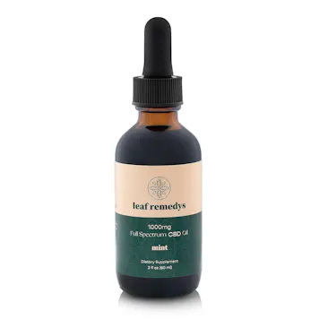 Photo of 60ML Full Spectrum CBD tincture Mint- 1000mg