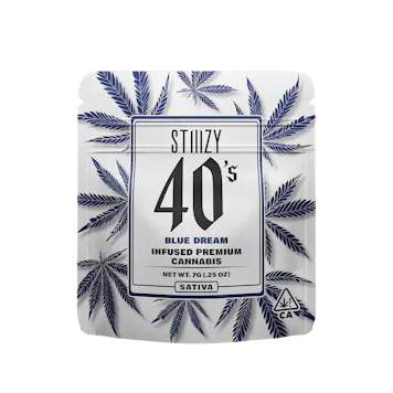 Photo of BLUE DREAM 40's INFUSED MYLAR 7G