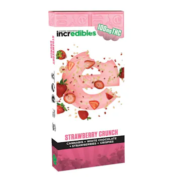 Photo of Strawberry Crunch Chocolate Bar 1000mg