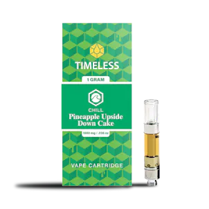 Photo of Timeless Pineapple Upside Down Cake 1000mg Vape Cartridge (Chill)