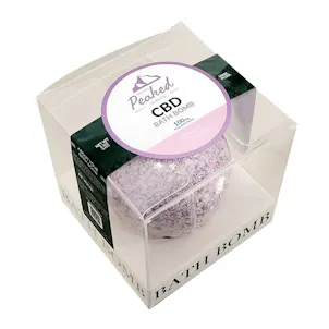 Photo of Naturally Peaked Vanilla Lavender CBD Bath Bomb 100mg