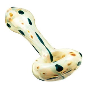 Photo of 4" Milky Spotted Spoon Pipe