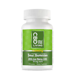 Photo of CBD Living Sour Gummies Bottle