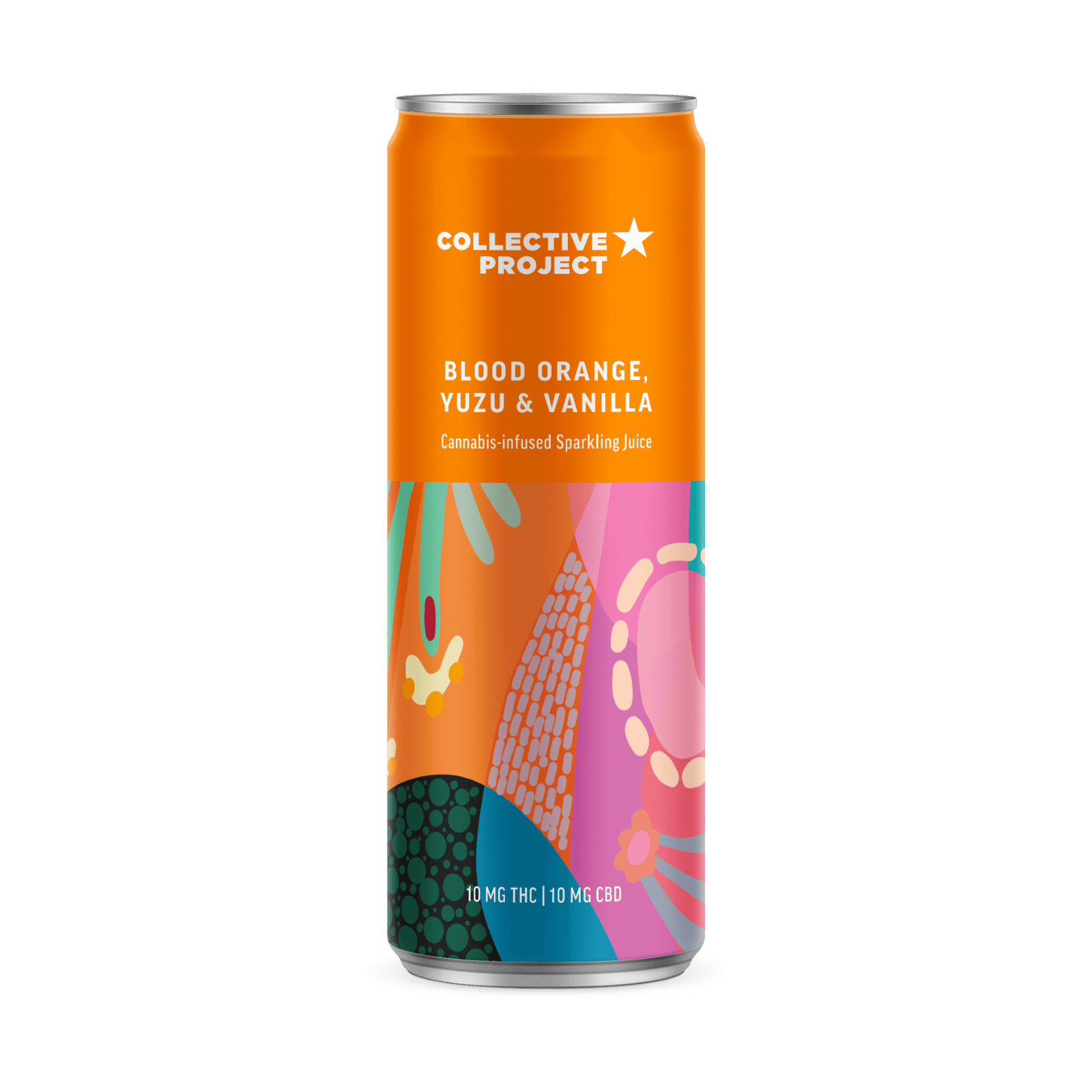 Collective Project Blood Orange Yuzu Vanilla Sparkling Juice Leafly