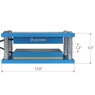 Photo of Dulytek® DIY Retrofit Rosin Caged Heat Plate Kit, 4" x 9", for 20-40 Ton Shop Presses