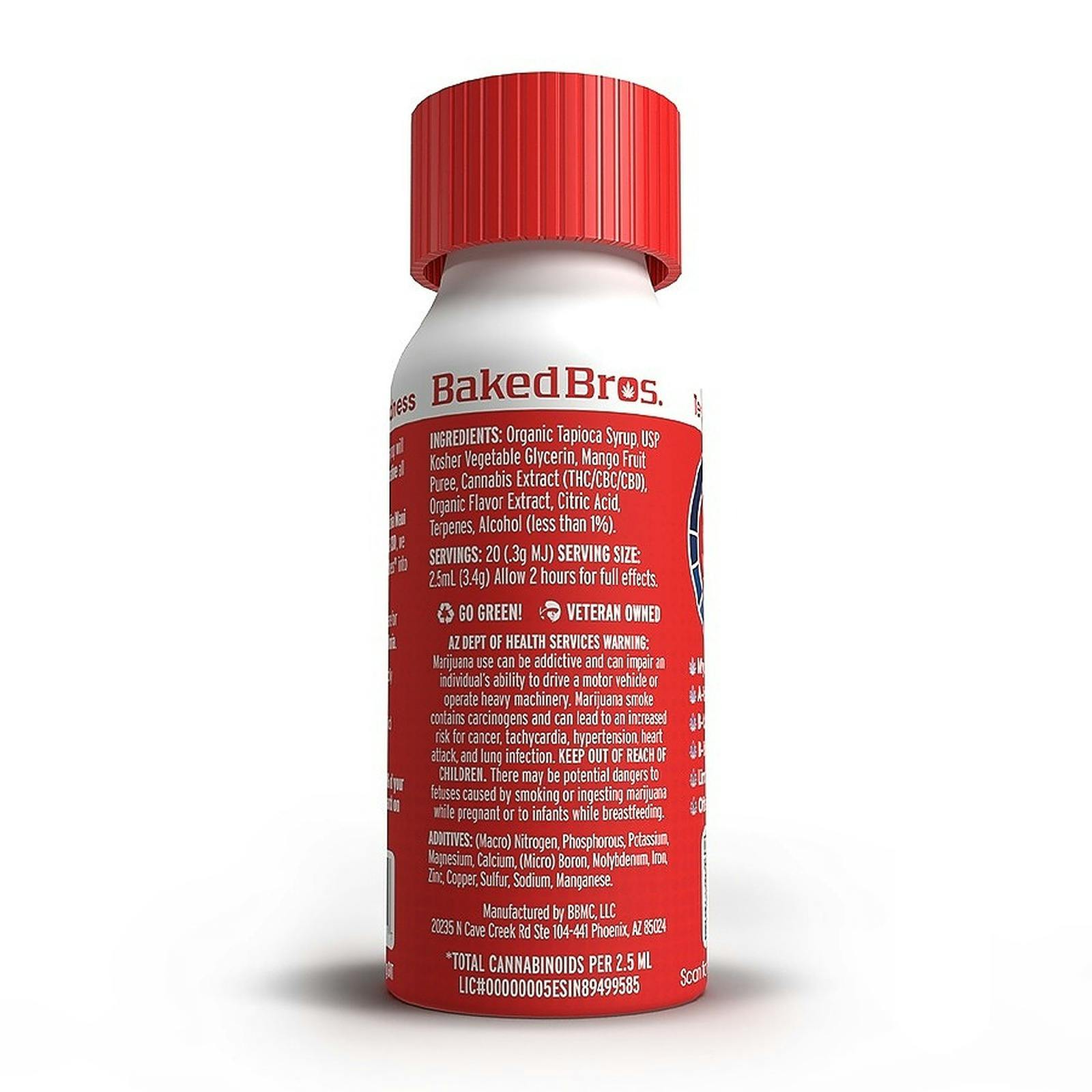 Baked Bros™ Baked Bros Happy 300mgTHC 300mgCBD 300mgCBC Mango